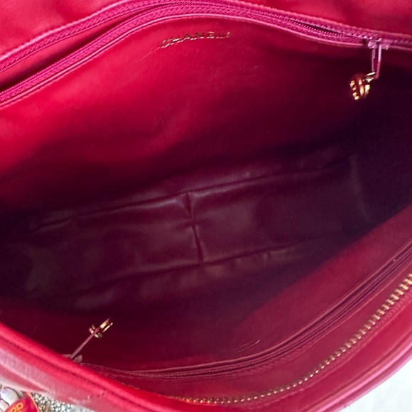 Excellent vintage Chanel lambskin large hobo with original dustbag - Picture 4 of 13